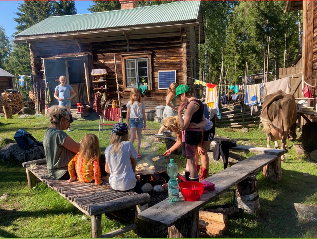 Fäbodläger på Krype  sommaren 2024